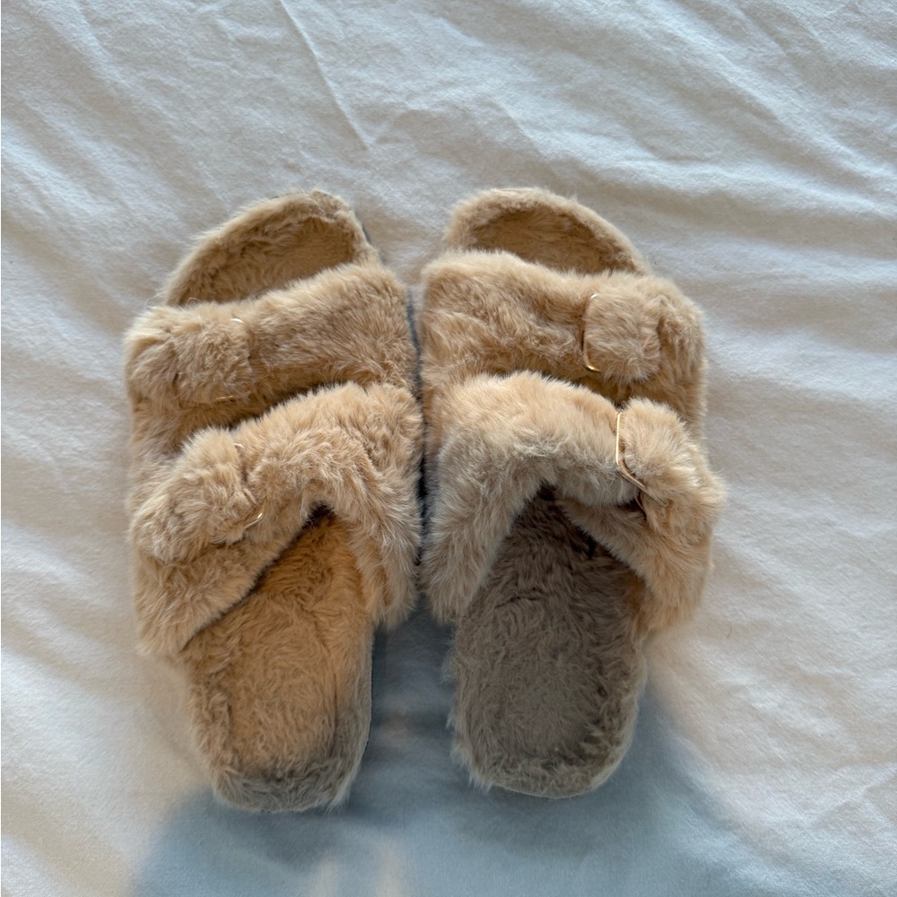 Fuzzy slippers